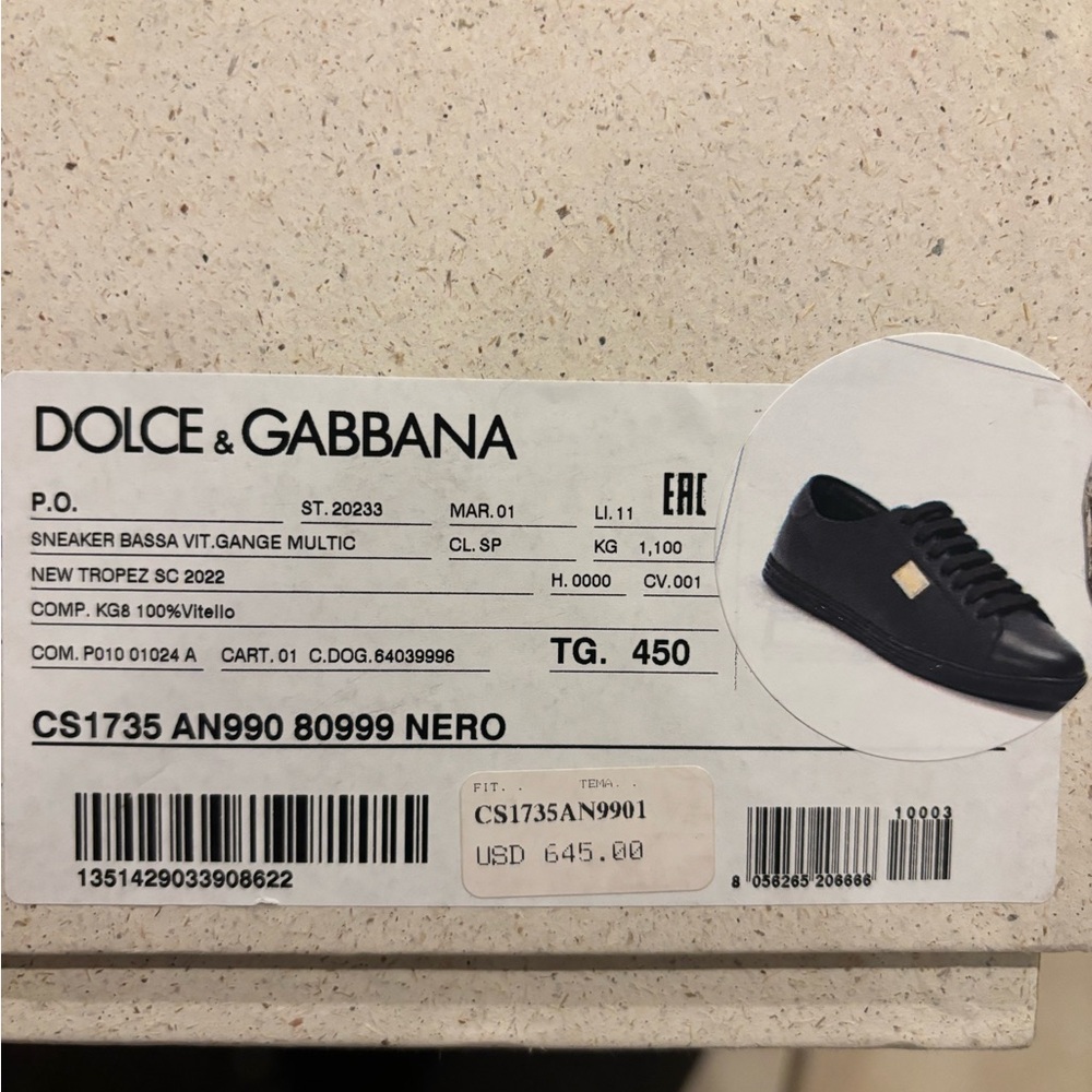 Black dolce & gabbana shoes